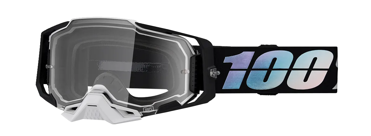 100% Armega Goggles - Krisp - Clear 50004-00019