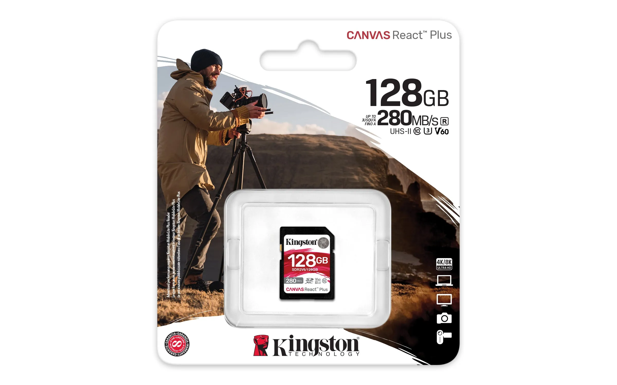 128Gb Sdxc Canvas React Plus U3