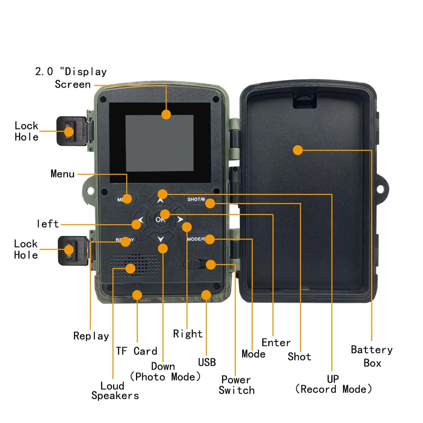 2 LCD Infrared Night Vision Trail Camera | Wildlife Hunting