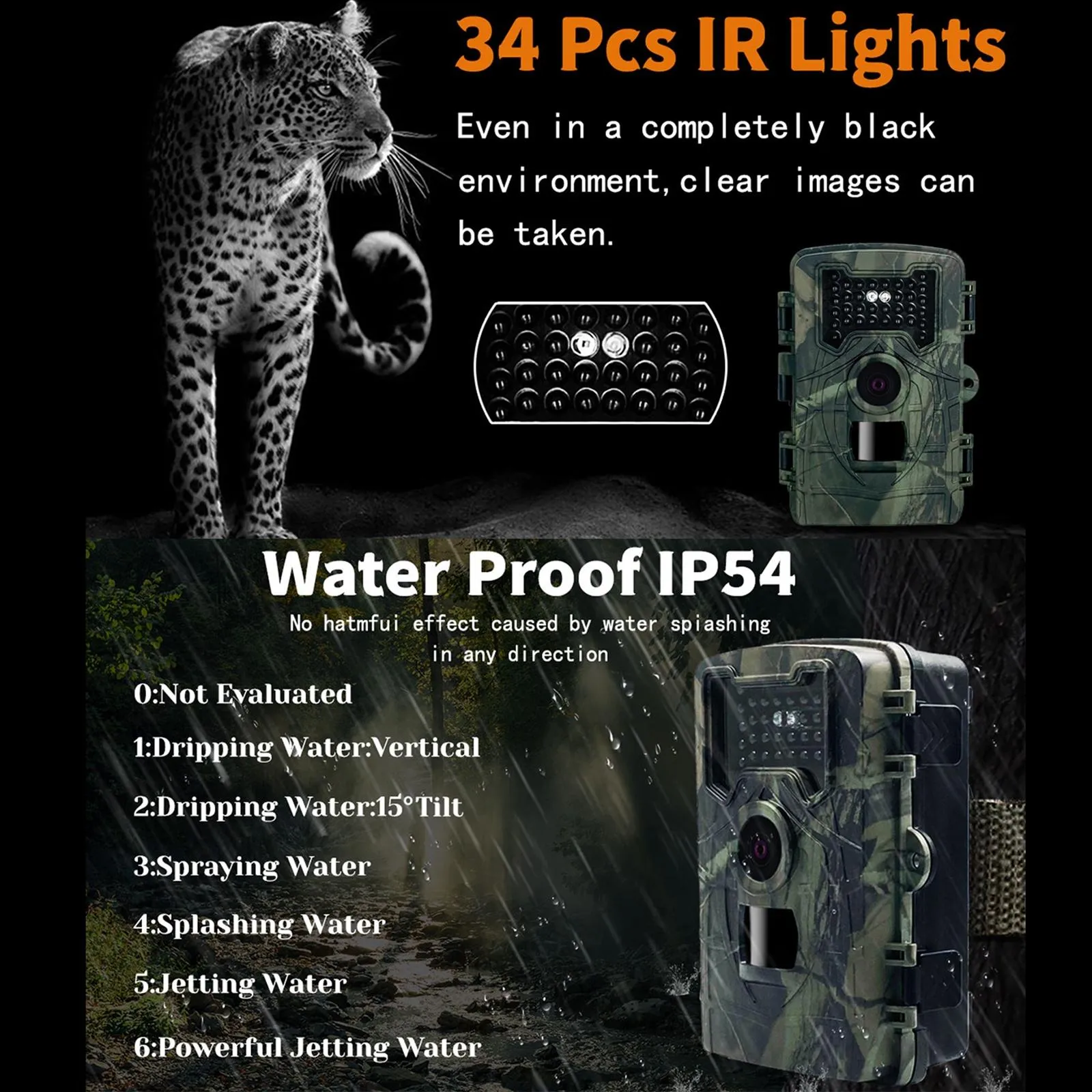 2 LCD Infrared Night Vision Trail Camera | Wildlife Hunting
