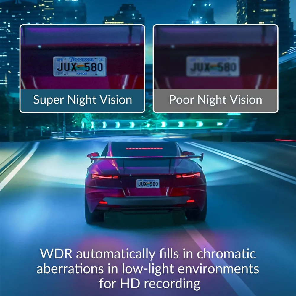 3 Channel Car DVR | HD 1080P | Vehicle Dash Cam | Three-Way Camera | DVR Recorder | 32GB Card