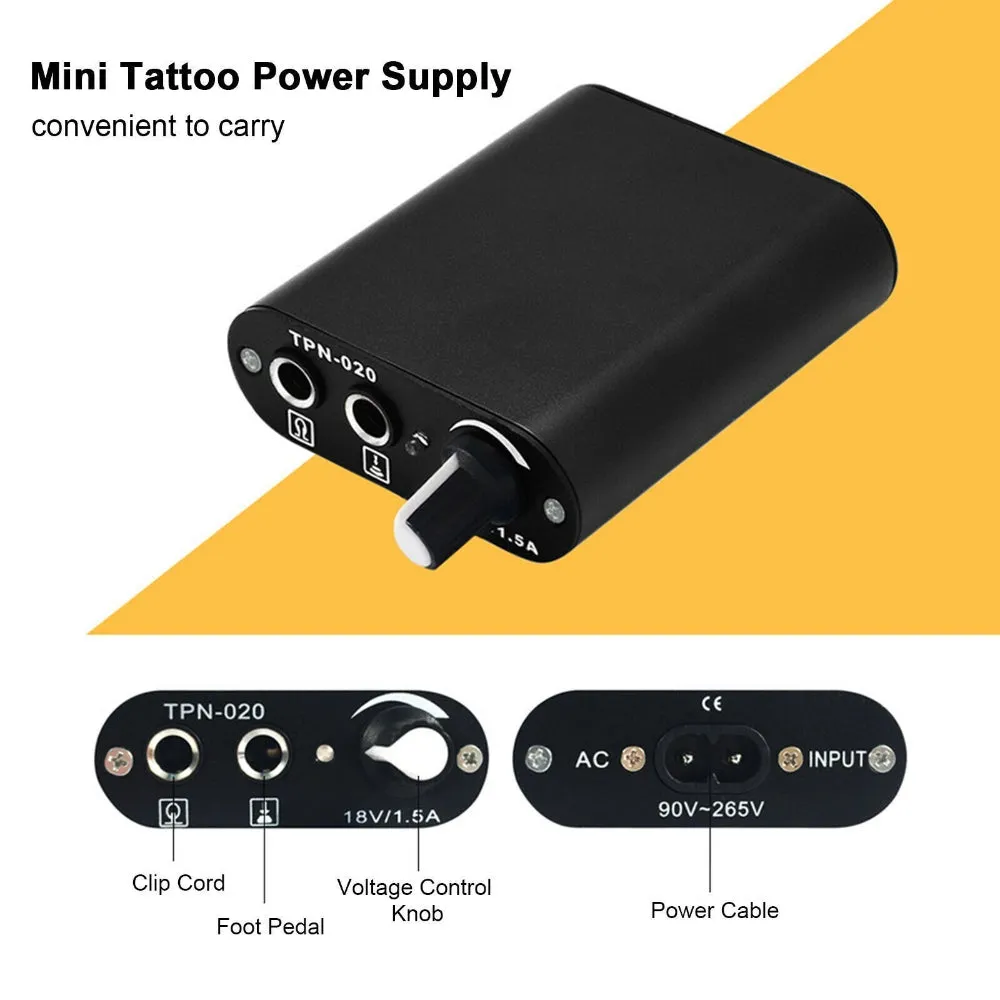 36PC Tattoo Kit | Motor Pen Machine Gun | Color Inks