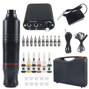 36PC Tattoo Kit | Motor Pen Machine Gun | Color Inks