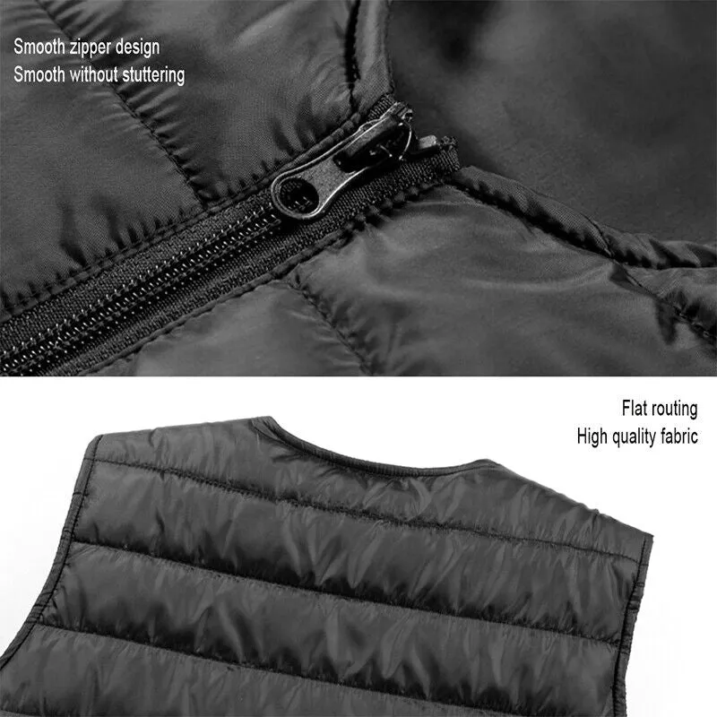 3XL Electric Vest Heated Jacket | USB Thermal Warm Heat Pad | Winter Body Warmer | Unisex