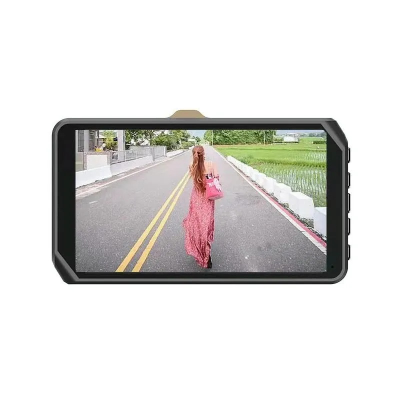 4 HD 1080P Dual-Lens Car Recorder with Night Vision