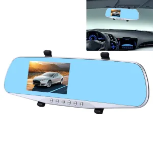 4.3 Inch HD 1080P Rearview Mirror Vehicle DVR with Screen Display