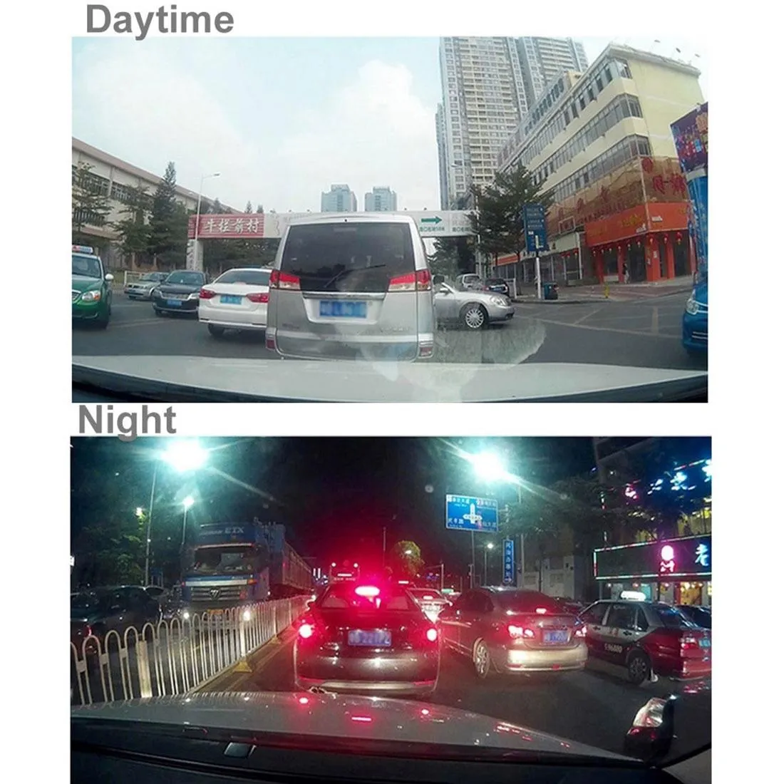 4.3 Inch HD 1080P Rearview Mirror Vehicle DVR with Screen Display