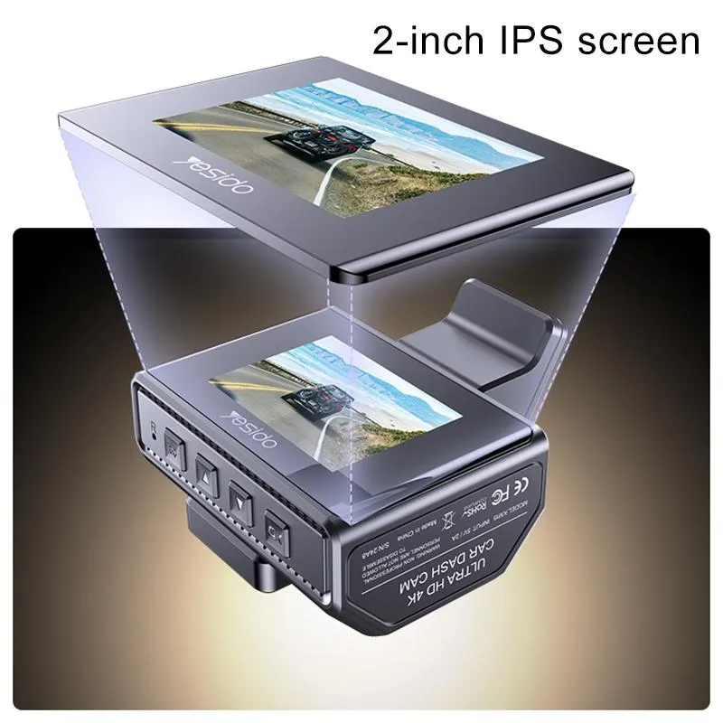 4K Dual Dash Cam | KM15 | High-Resolution Recording | Front & Rear Camera