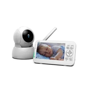 5-Inch Wireless Baby Monitor | Infrared Night Vision | Two-Way Intercom