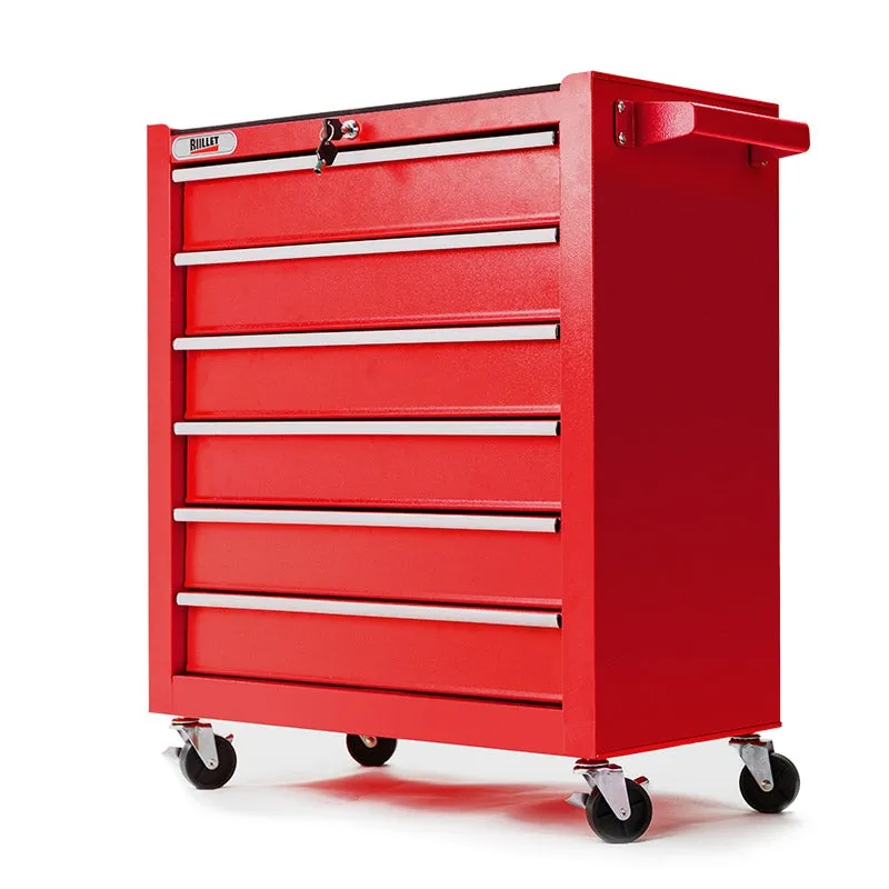 6 Drawer Tool Box Cabinet Trolley for Garage Toolbox Storage