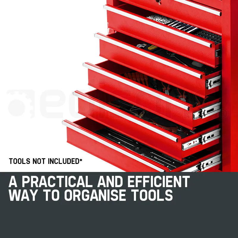 6 Drawer Tool Box Cabinet Trolley for Garage Toolbox Storage