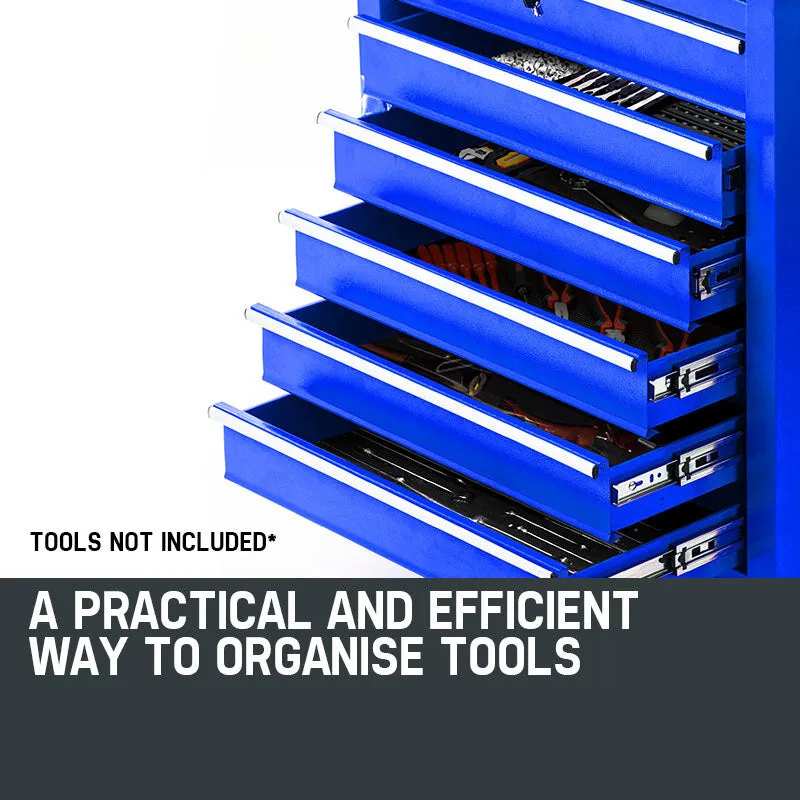 6 Drawer Tool Box Cabinet Trolley Garage Toolbox Storage Mechanic Chest | BULLET