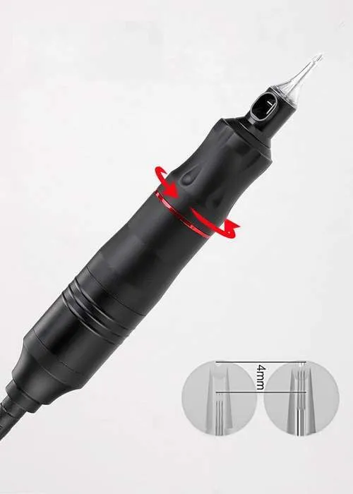 6 PCS Complete Tattoo Kit, including Pro Rotary Tattoo Pen, Tattoo LED Power Supply, Foot Pedal, etc.