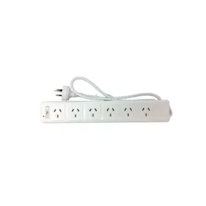 6 Way Power Board With Overload Cut-Out Button