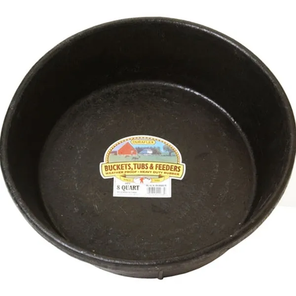 8-Qt Rubber Feed Tub