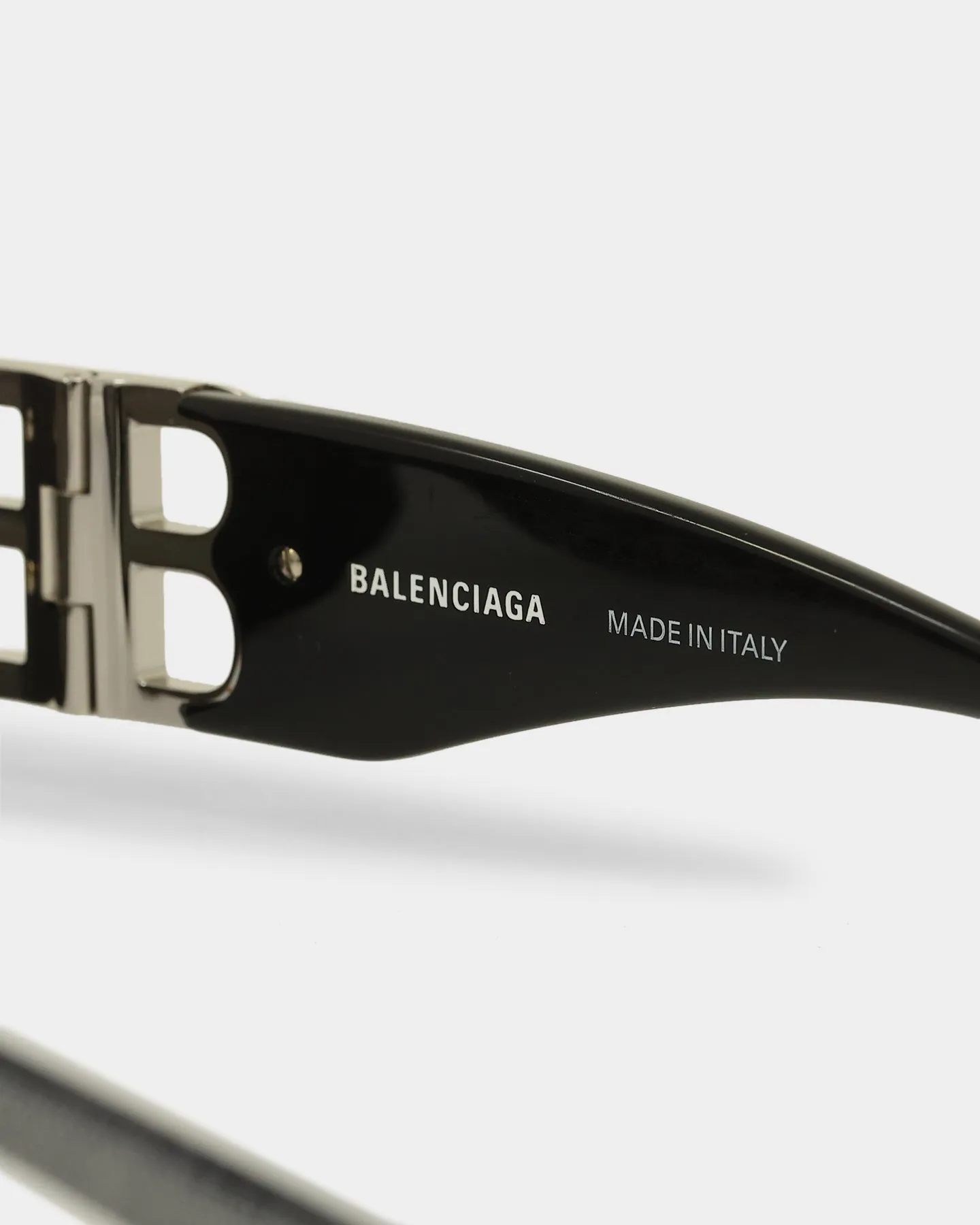 Balenciaga BB0096S-013 Balenciaga Dynasty Shiny Black/Smoke
