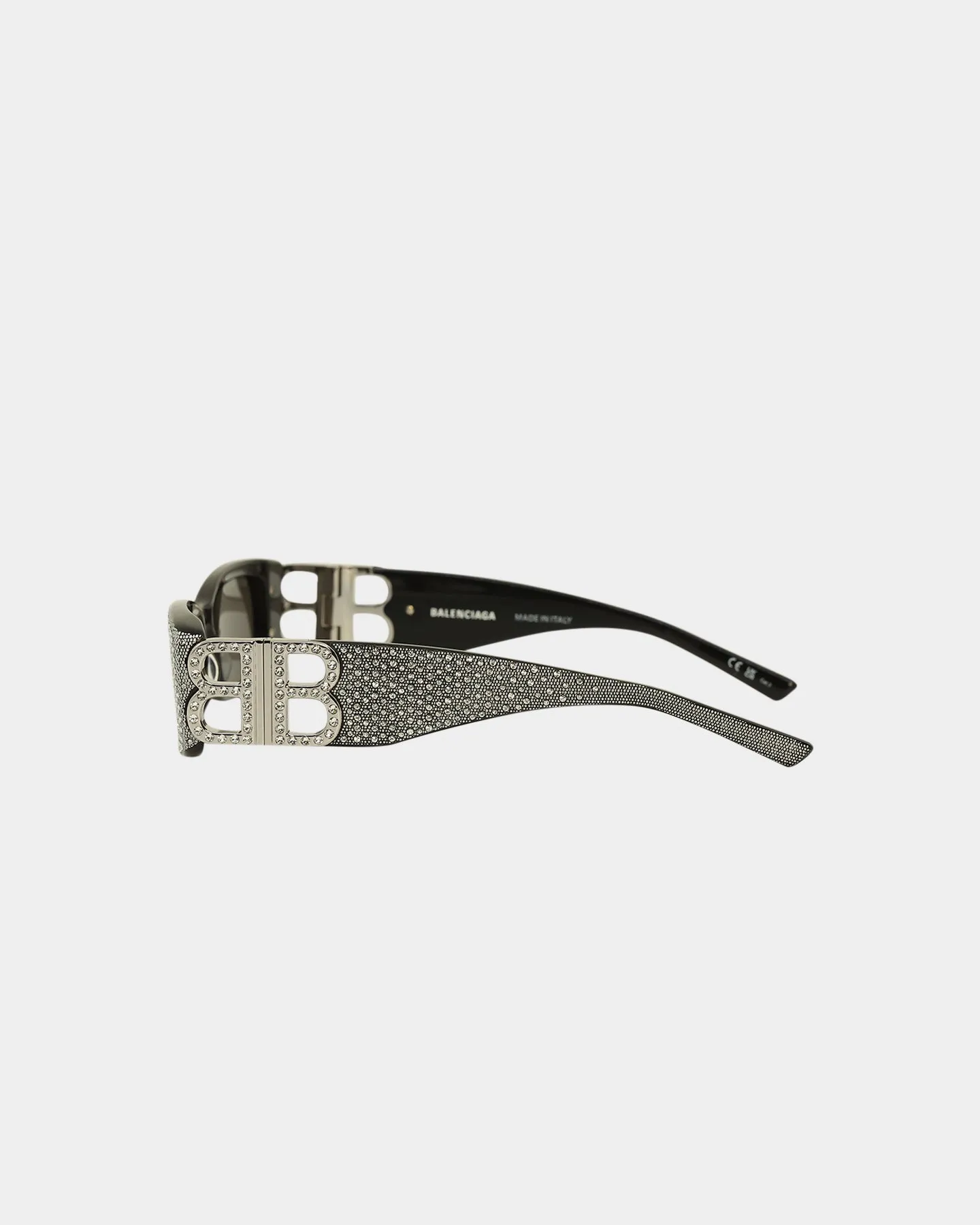 Balenciaga BB0096S-013 Balenciaga Dynasty Shiny Black/Smoke