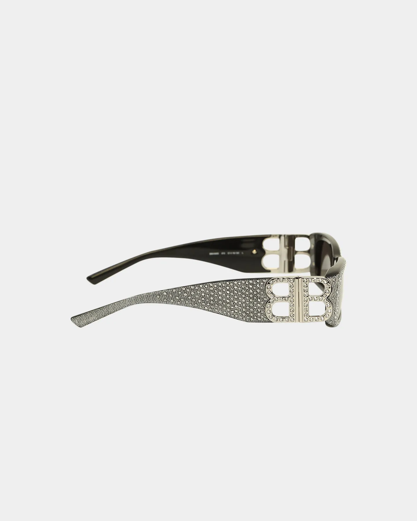 Balenciaga BB0096S-013 Balenciaga Dynasty Shiny Black/Smoke