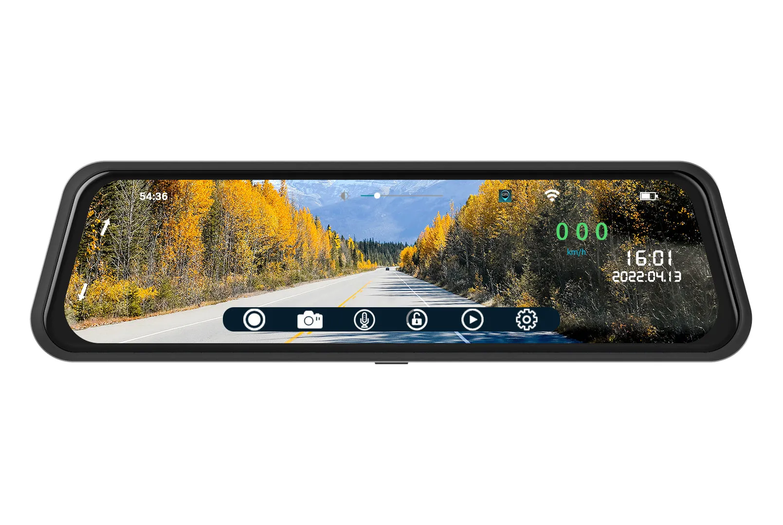BOYO VTR93MHD - Vehicle HD Backup Camera/DVR System with 9.36” Rear-View Mirror Monitor, Front and Rear-View Cameras for Car, Truck, SUV and Van