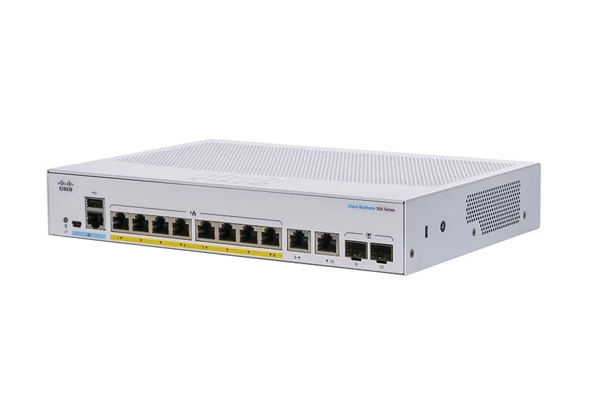 Cbs350 Managed 8-Port Ge, Poe, Ext Ps, 2