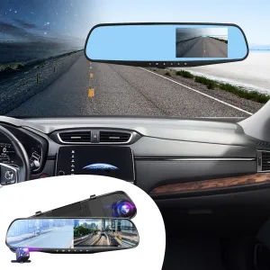 essential Deals of the Day Clearance Rear View Mirror Driving Recorder Dual Lens 4.19-inch Car Monitoring 1080P Front And Rear Dual Recording Recorder Car Accessories