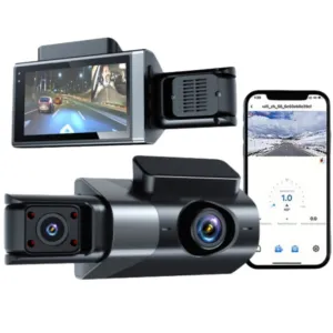 essential Driving Recorder 2 Lens Car Dvr 1080P 3 Inch Dash Cam for Cars Video Recorder Rear View Camera for Vehicle Parking Car Assecories Car Accessories on Clearance