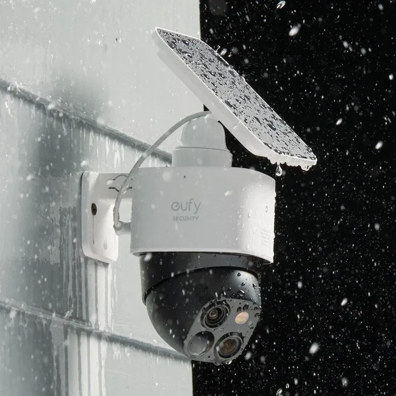 Eufy 3K Daul Cameras Pan and Tilt SoloCam S340 -Black White