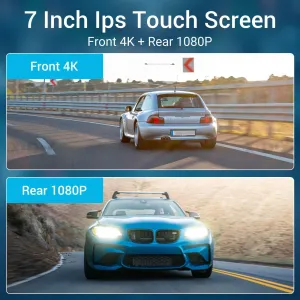 everyday XGODY Dash Cam Ultra HD 4K Dual Lens Night Vision WIFI GPS DVR Driving Recorder