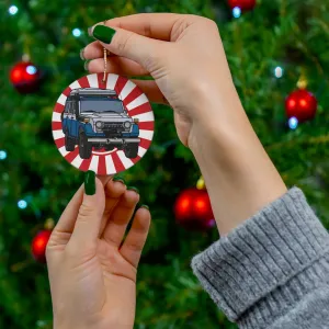 FJ55 Land Cruiser Christmas Tree Ornaments - Reefmonkey Artist Christopher Marshall