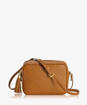 GiGi New York - Madison Crossbody Camel Napa Luxe