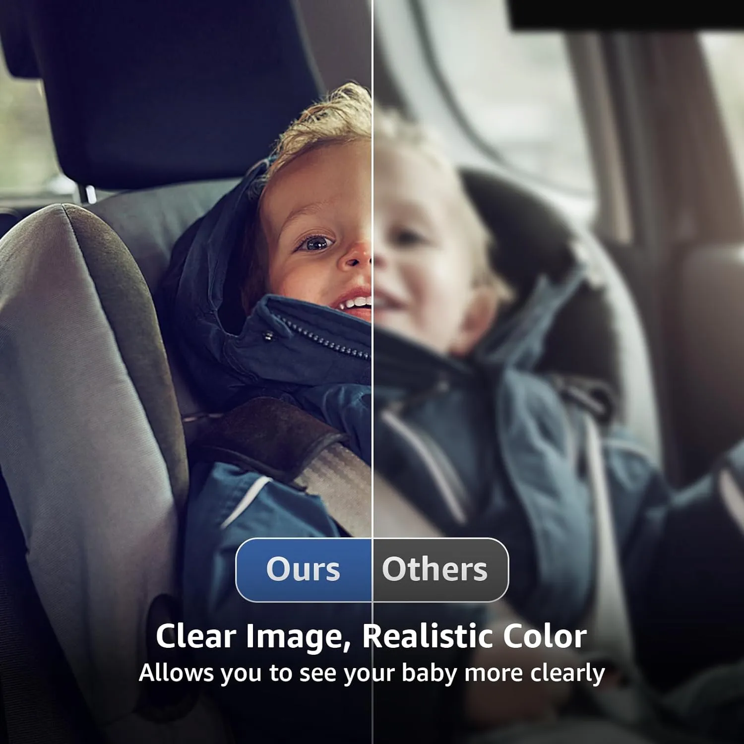 GROWNSY Baby Car Camera with Astronaut Lens