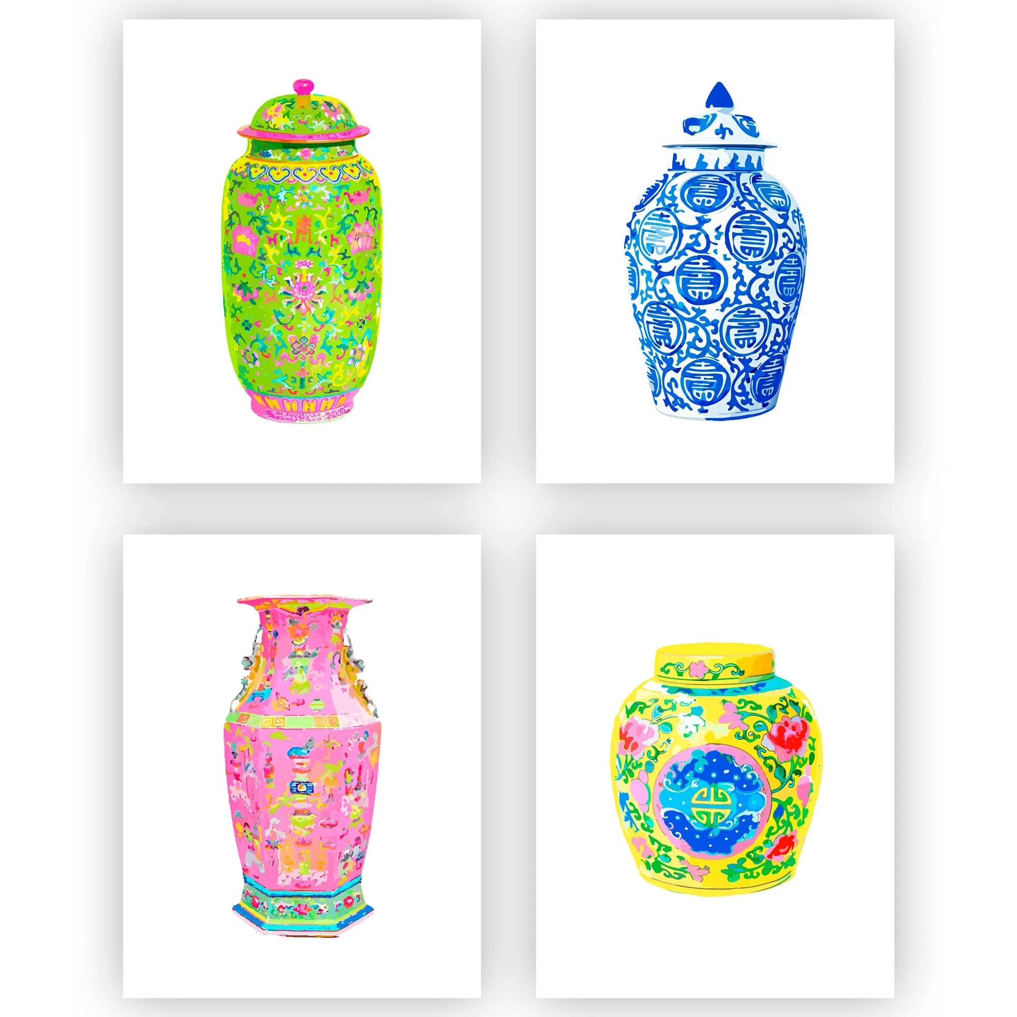 Haute Chinoiserie Ginger Jar Fine Art Prints