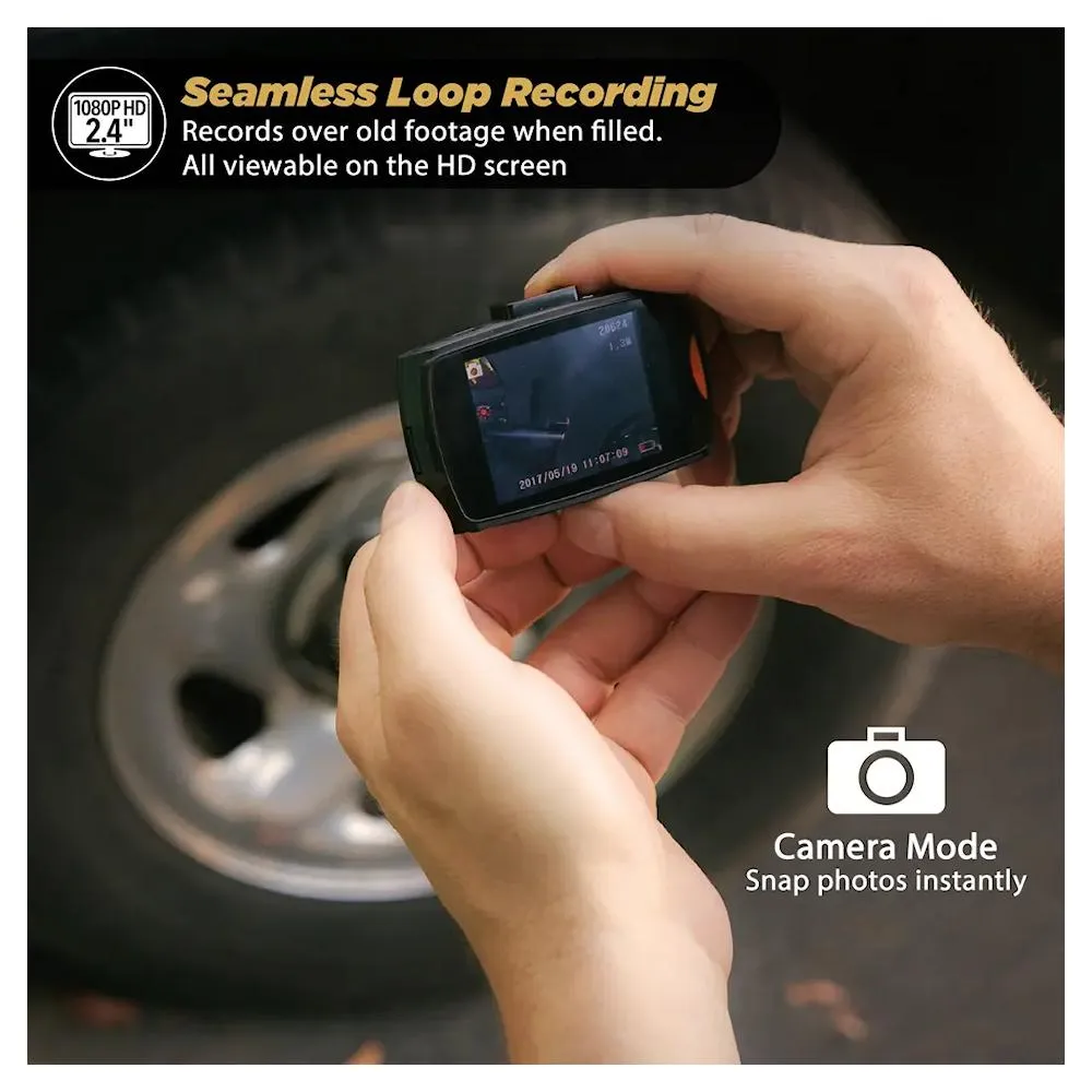 HD DVR Car Dash Cam With Night Vision