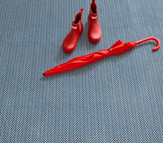 Herringbone Machine Washable Rug