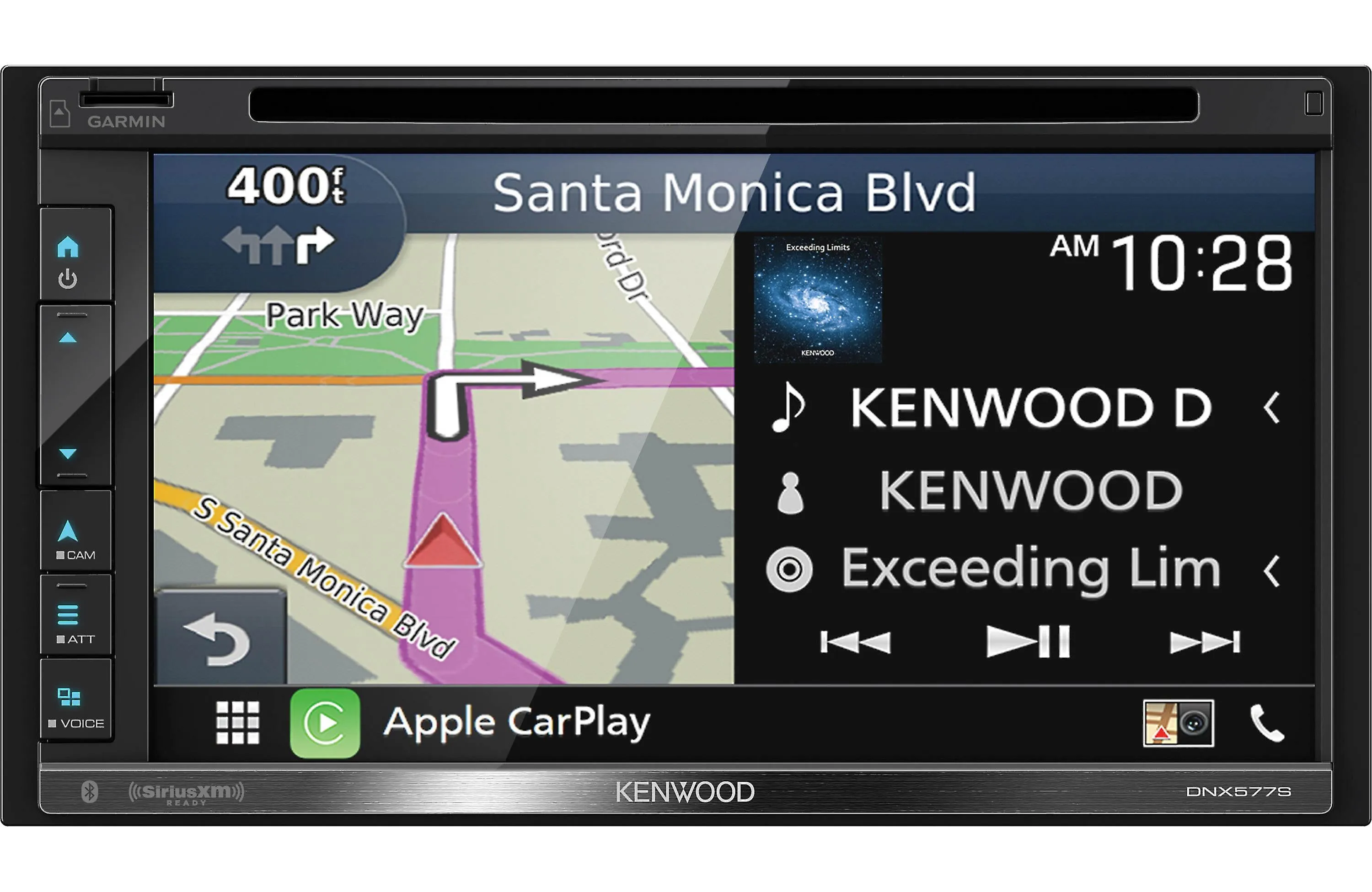 Kenwood DNX577S Navigation DVD Receiver with Bluetooth