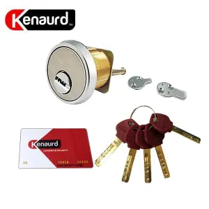 Key Controlled - Mortise Combo Cylinder - 1-1/8" - US26D - Satin Chrome