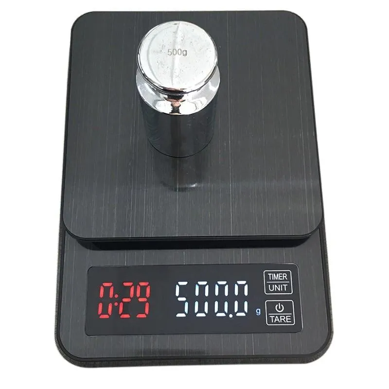 LCD Digital Electronic Drip Coffee Scale with Timer