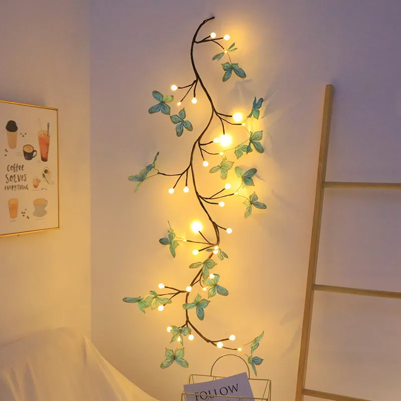 LED Butterfly Tree Rattan Lamp Flexible Shape