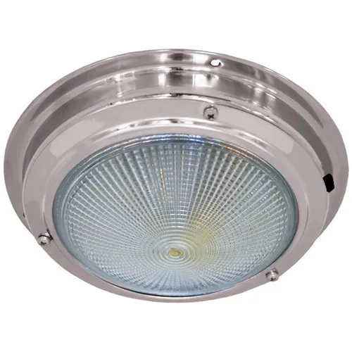 LED Dome Light Stainless Steel Red/White