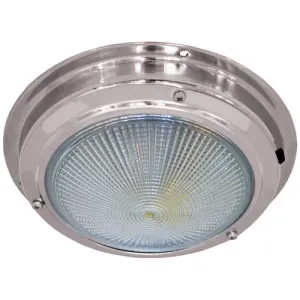 LED Dome Light Stainless Steel Red/White