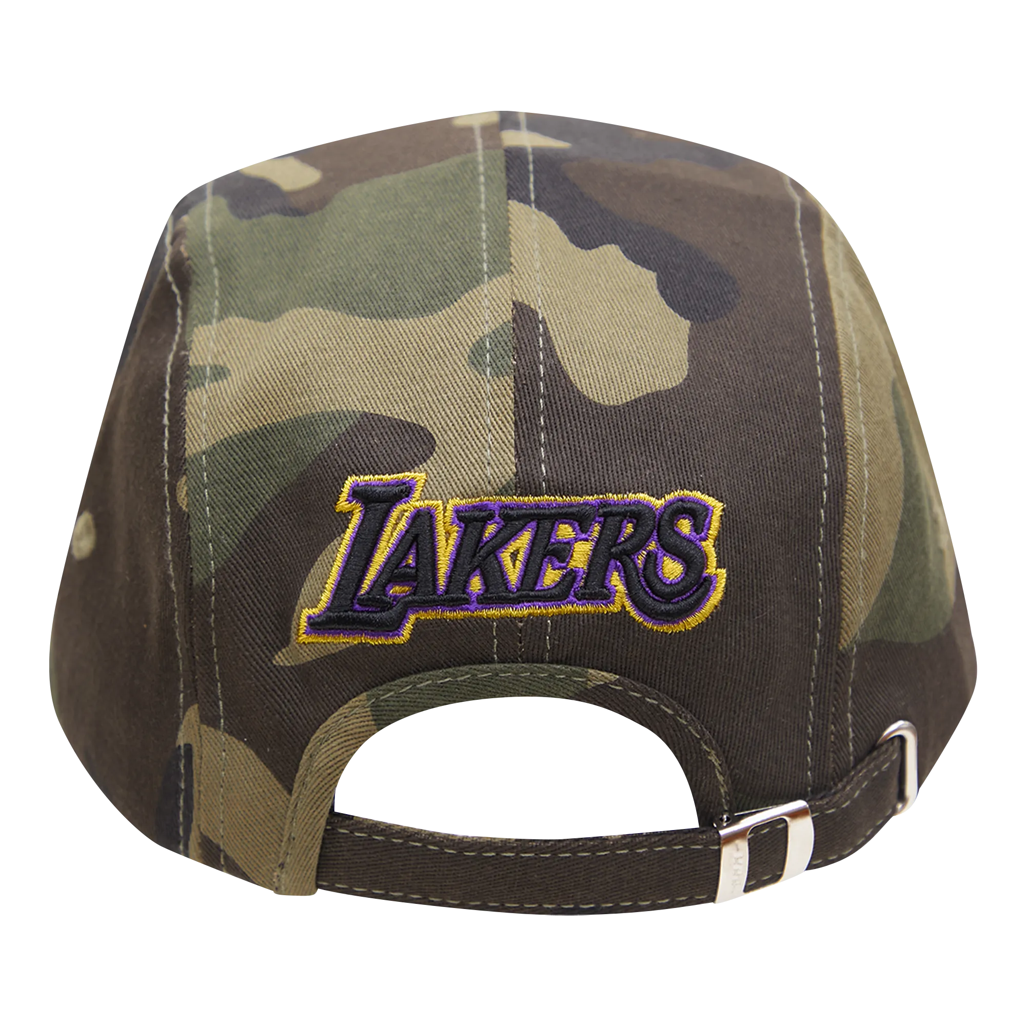 LOS ANGELES LAKERS 5 PANEL LOGO CAMO HAT (CAMO)