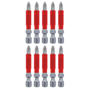 MaxxTor Impact Bit Phillips #1 - 49mm - 10 Pack