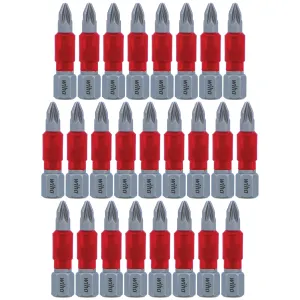 MaxxTor Impact Bit Pozidriv #1 - 29mm - 25 Pack
