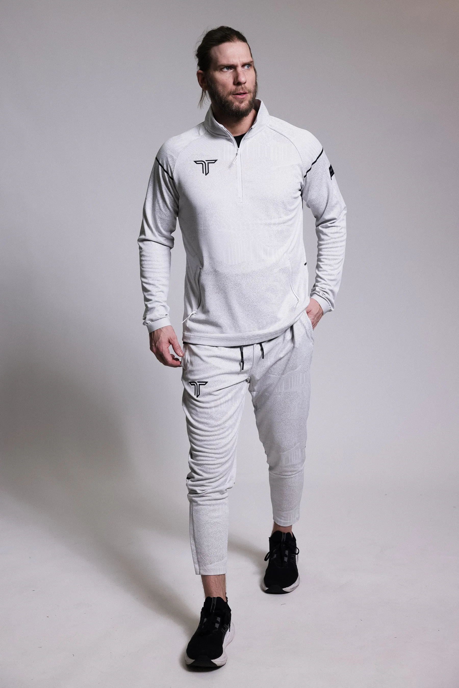 Night Vision Quarter Zip - White