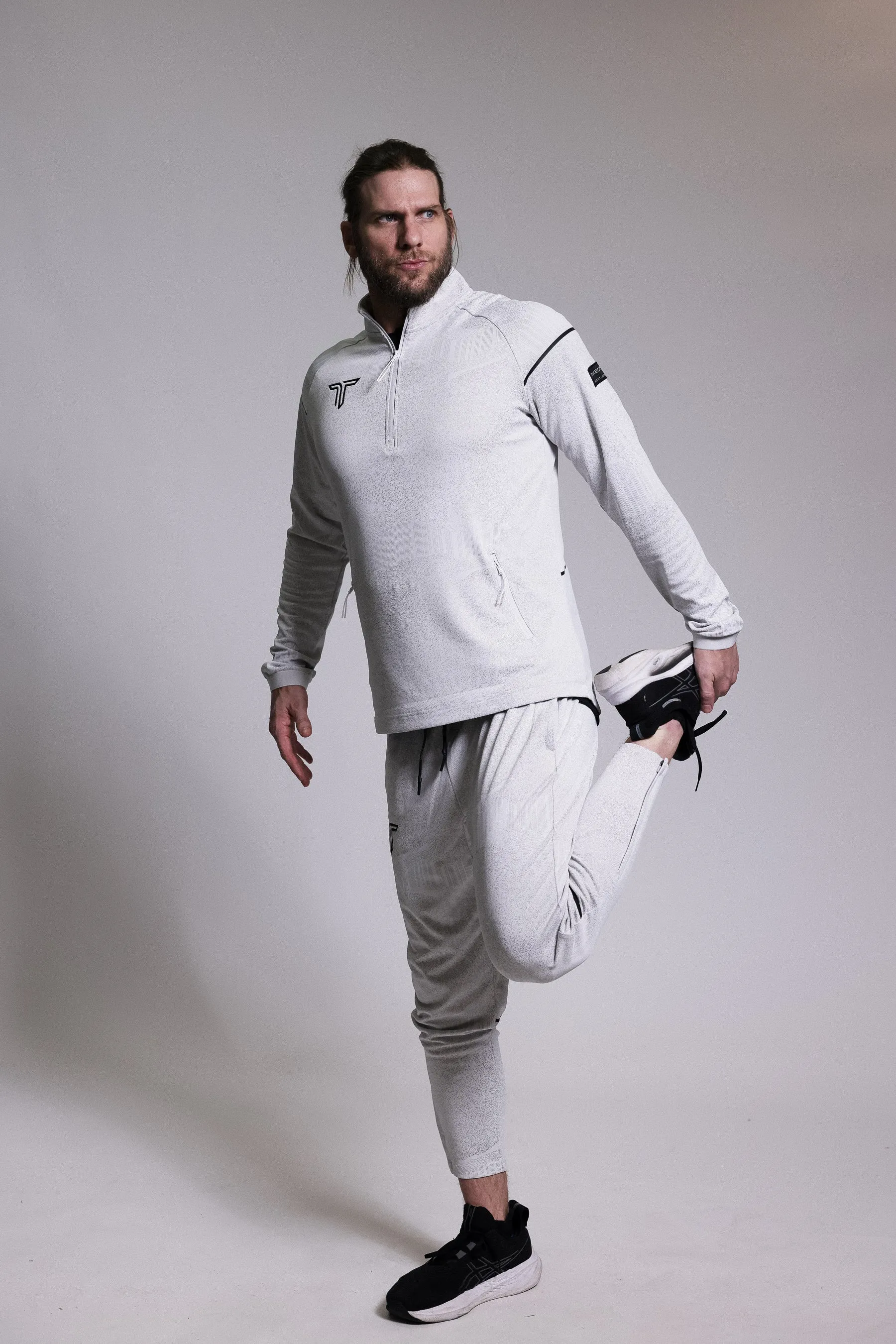 Night Vision Quarter Zip - White