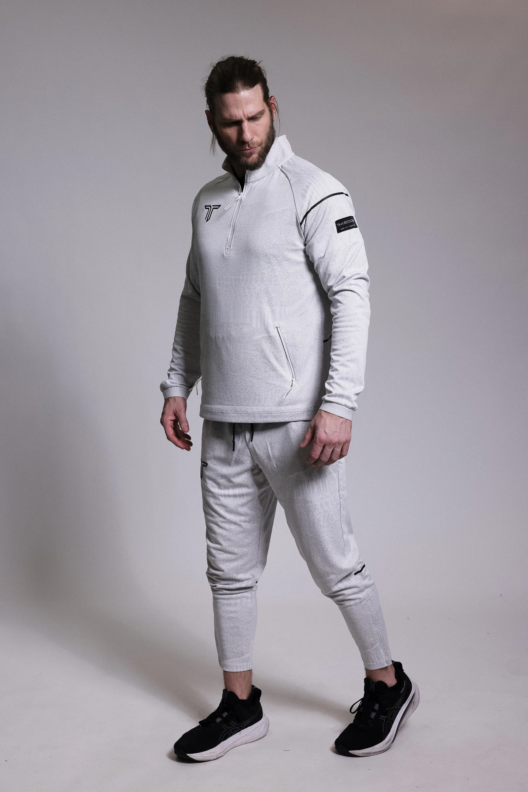 Night Vision Quarter Zip - White