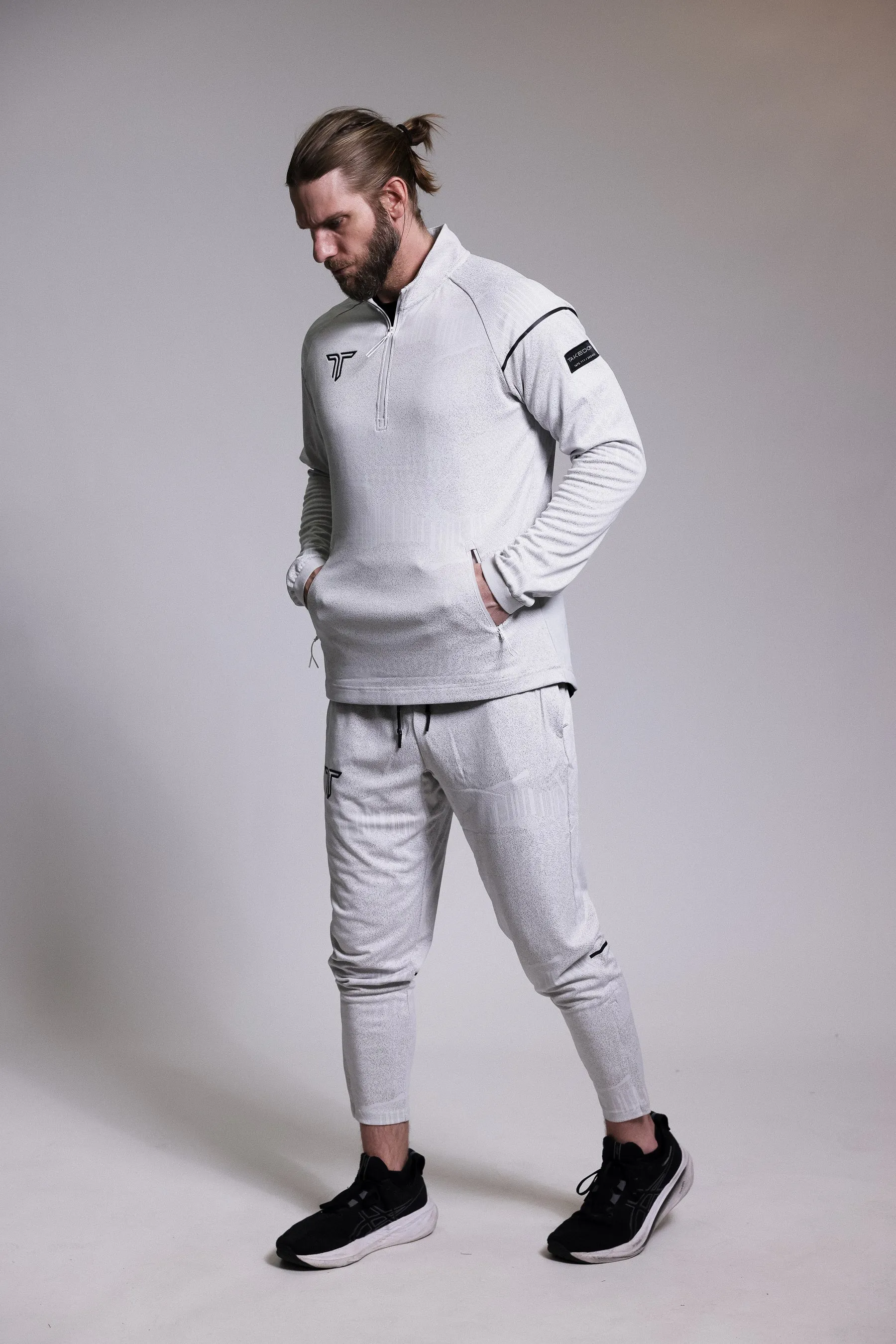 Night Vision Quarter Zip - White