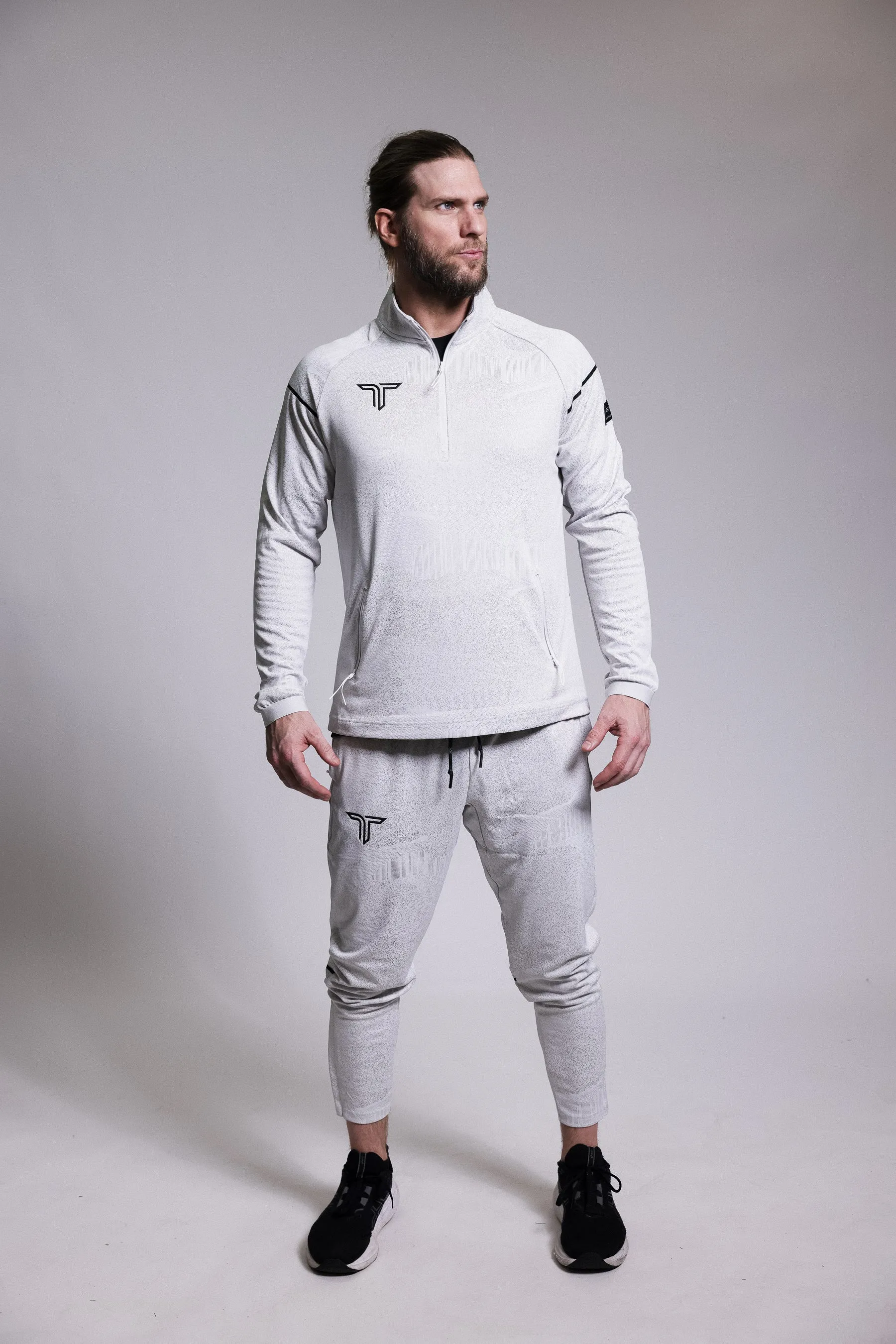 Night Vision Quarter Zip - White