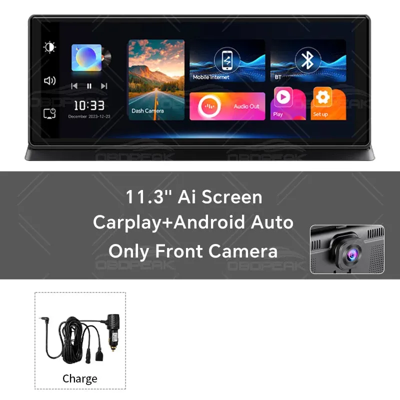Certainly! Here’s an optimized title for the e-commerce product:

OBDPEAK K2 Pro 11.3-Inch 4K Car DVR Dashcam - High-Resolution Driving Recorder with Advanced Features

This title includes modifiers that highlight the products key features and specifications.