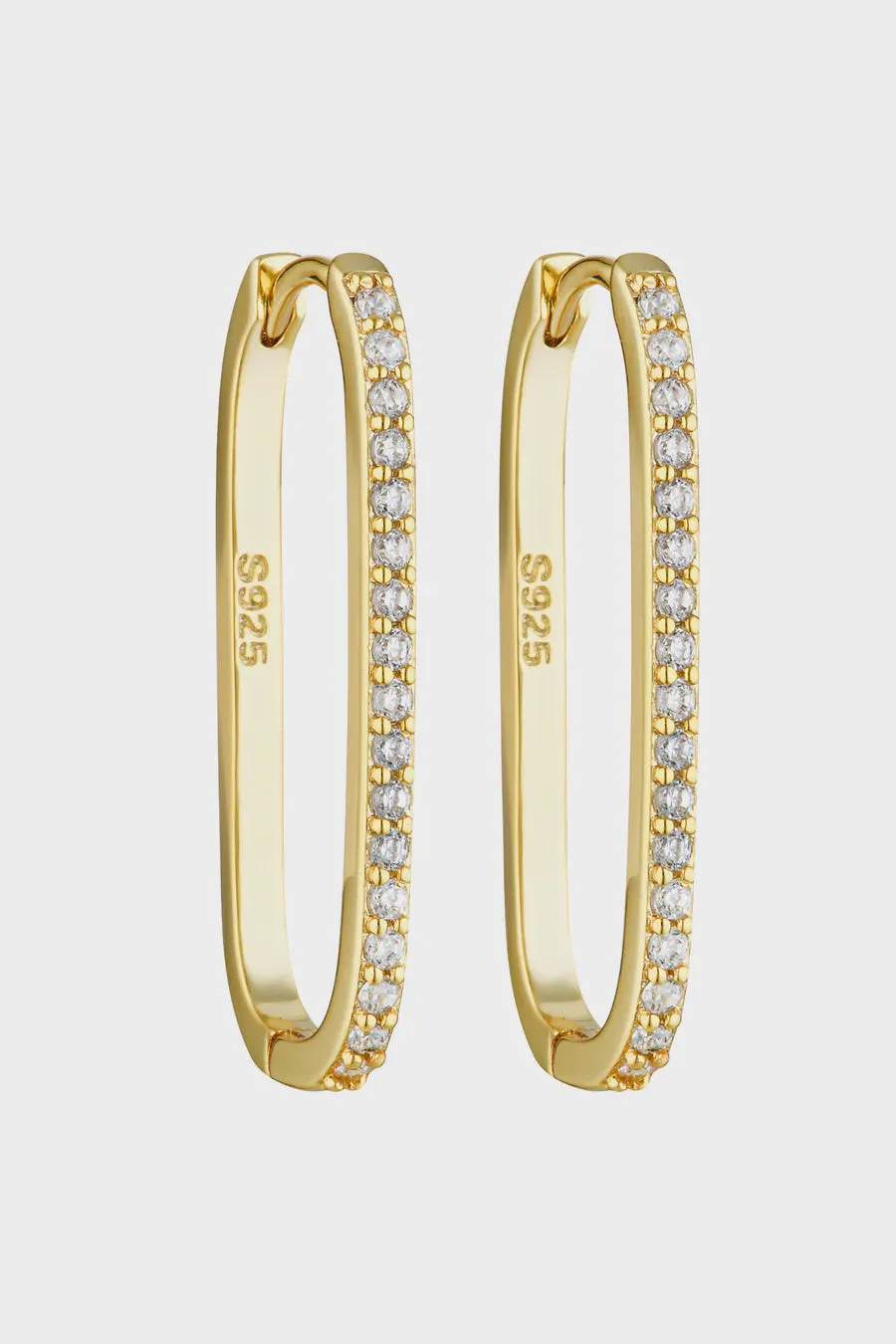Oval Angel Hoops 25mm